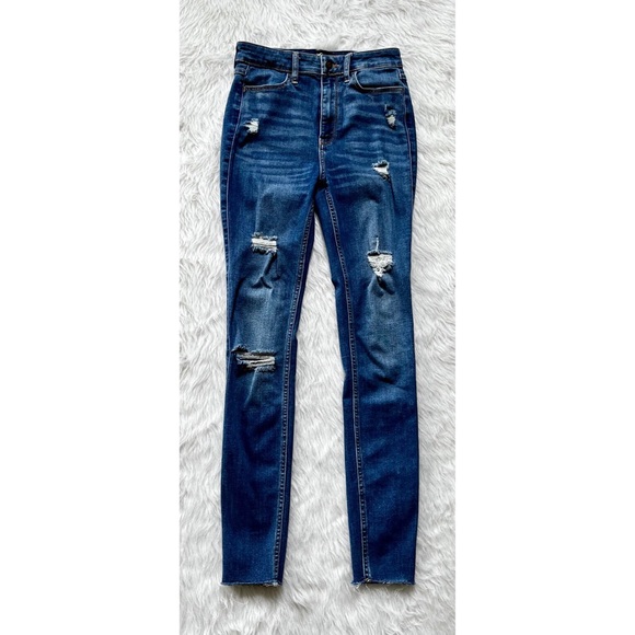 Holister Ultra High Rise Super Skinny Sz 1 - Picture 3 of 7